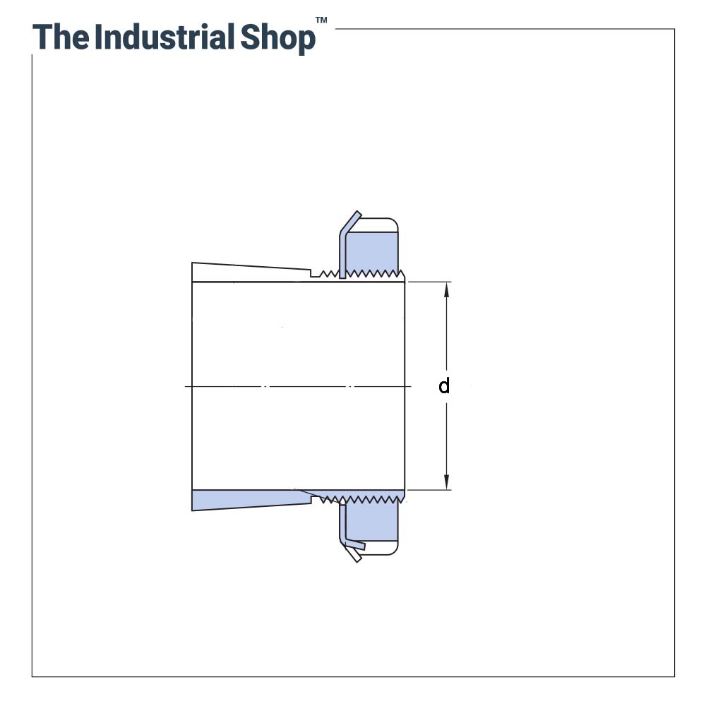 HKG Adapter Sleeve H 3276 – dimension drawing