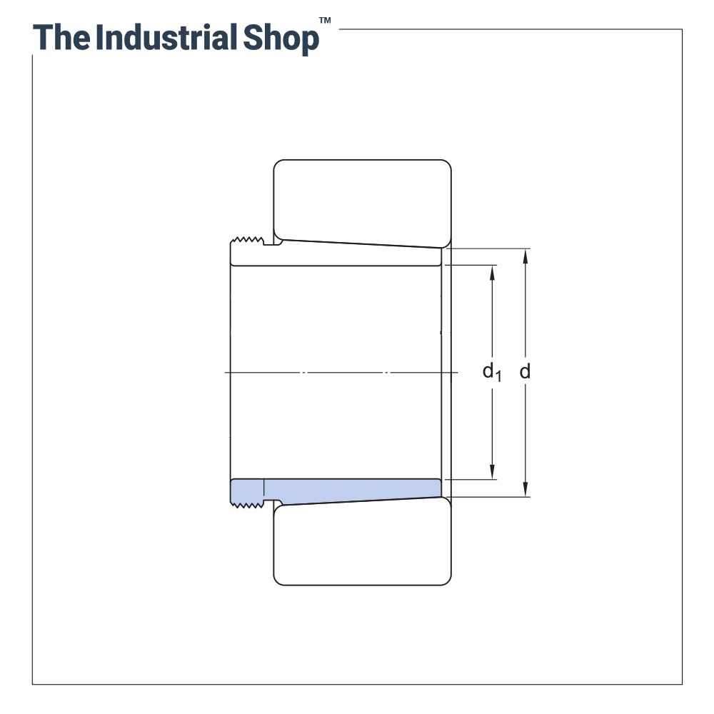 HKG Withdrawal Sleeve AH 3128 – dimension drawing