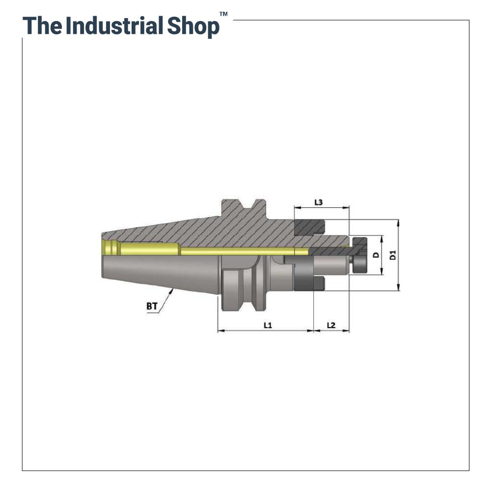 KTA Combi Shell Mill Adaptor BT30 CSMA16