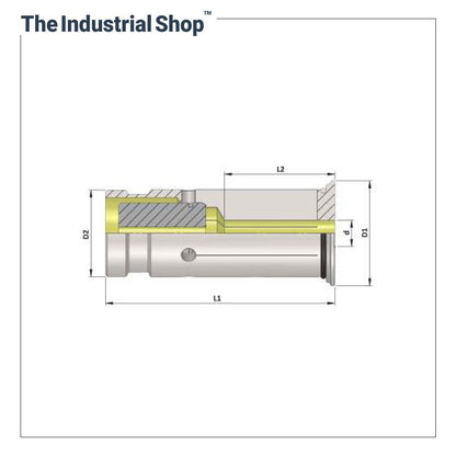 KTA Hydro Grip Sleeve 20 x 4 (Through Coolant)