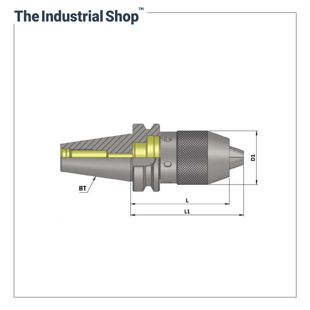 KTA NC Drill Chuck BT40 – The Industrial Shop