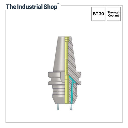 KTA Side Lock (End Mill) Holder BT30 WE12 (Through Coolant)