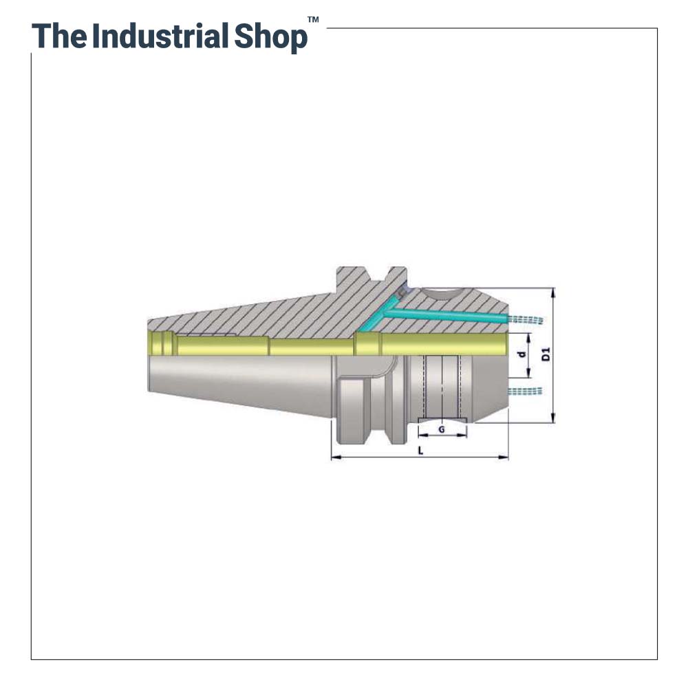 KTA Side Lock (End Mill) Holder BT30 WE12 (Through Coolant)