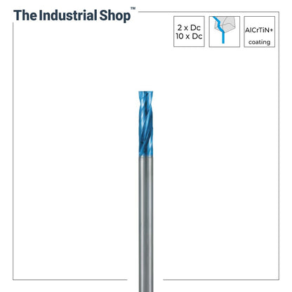 Nachi 11.1 mm to 12.0 mm Flat Carbide Drill with Long Shank