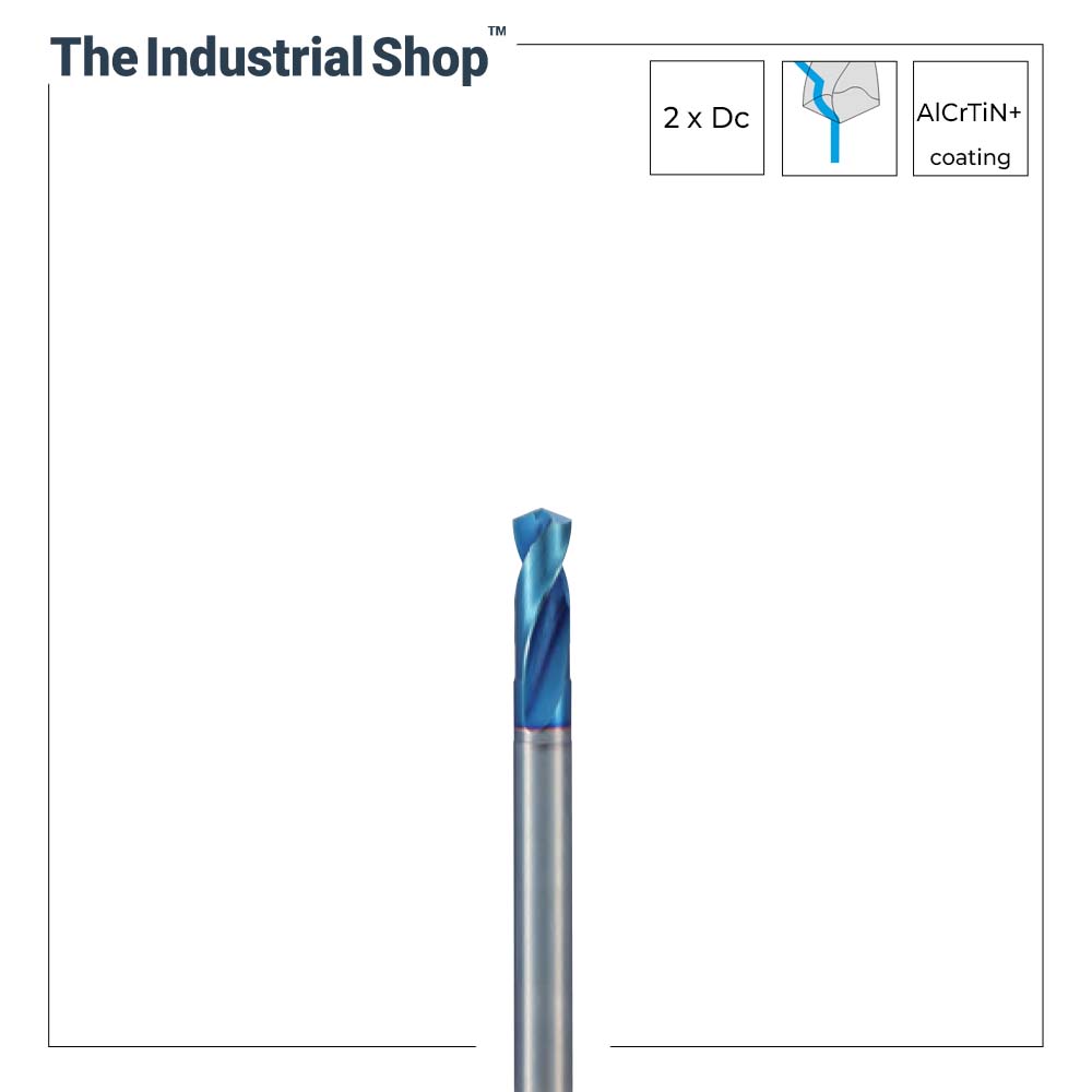 Nachi 4.1 mm to 5.0 mm L x D 2 Power Feed Carbide Drill