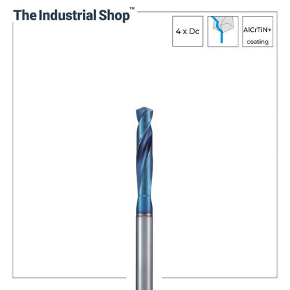Nachi 10.1 mm to 11.0 mm L x D 4 Power Feed Carbide Drill