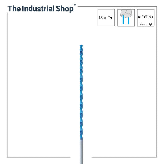 Nachi 6.1 mm to 6.5 mm L x D 15 Aqua EX Carbide Drill (Through Coolant)