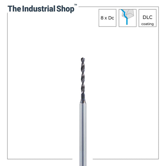 Nachi 1.7 mm Micro Carbide Drill for Aluminum