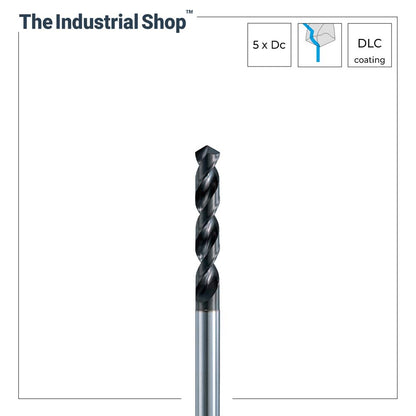 Nachi 6.1 mm to 7.0 mm Carbide Drill for Aluminum