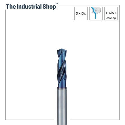 Nachi 13.1 mm to 13.5 mm L x D 3 AquaREVO Carbide Drill
