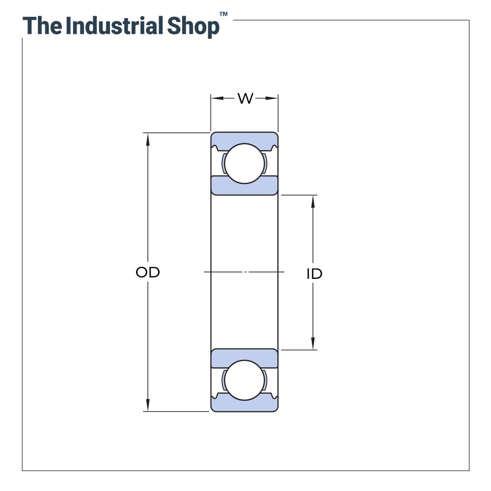 6304 outlet bearing dimensions