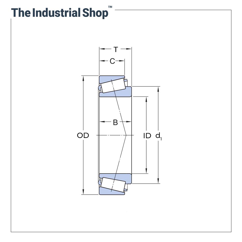 SKF Taper Roller Bearing 32218 The Industrial Shop